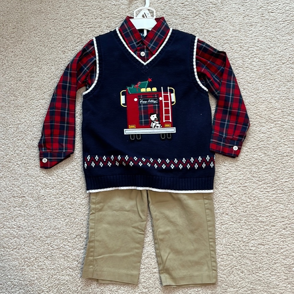 3pc Izod Holiday Sweater Set